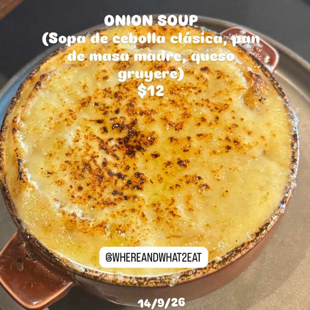ONION SOUP - $12