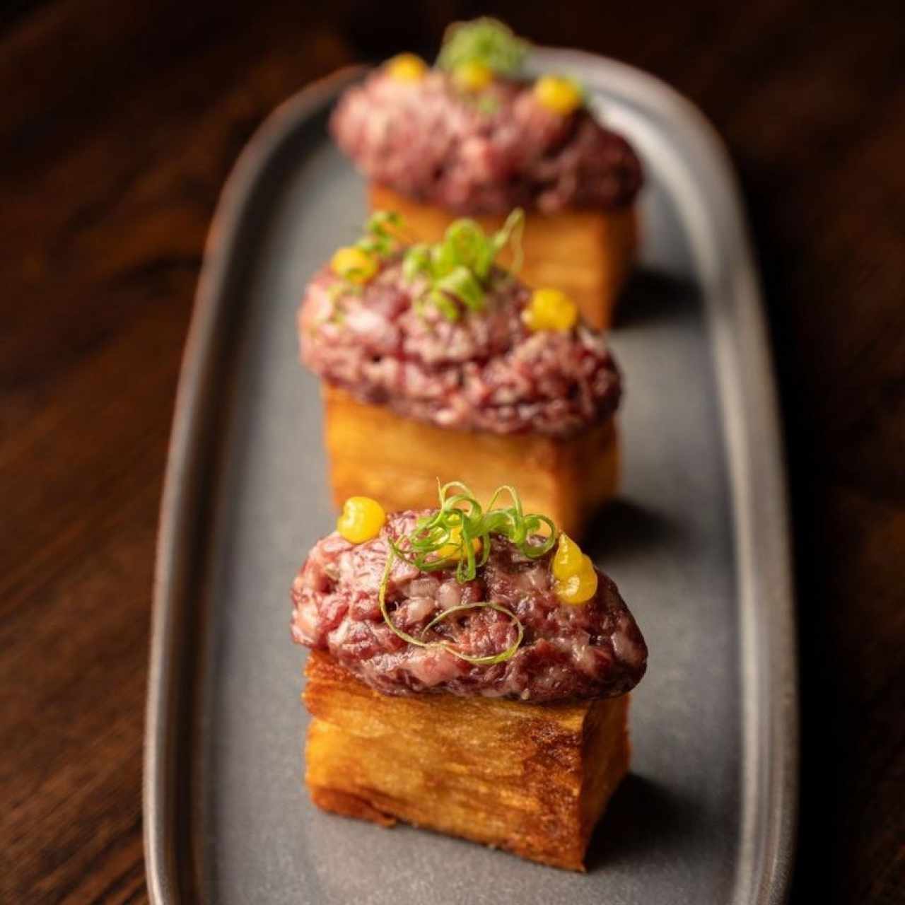 Spicy Beef Crispy Rice