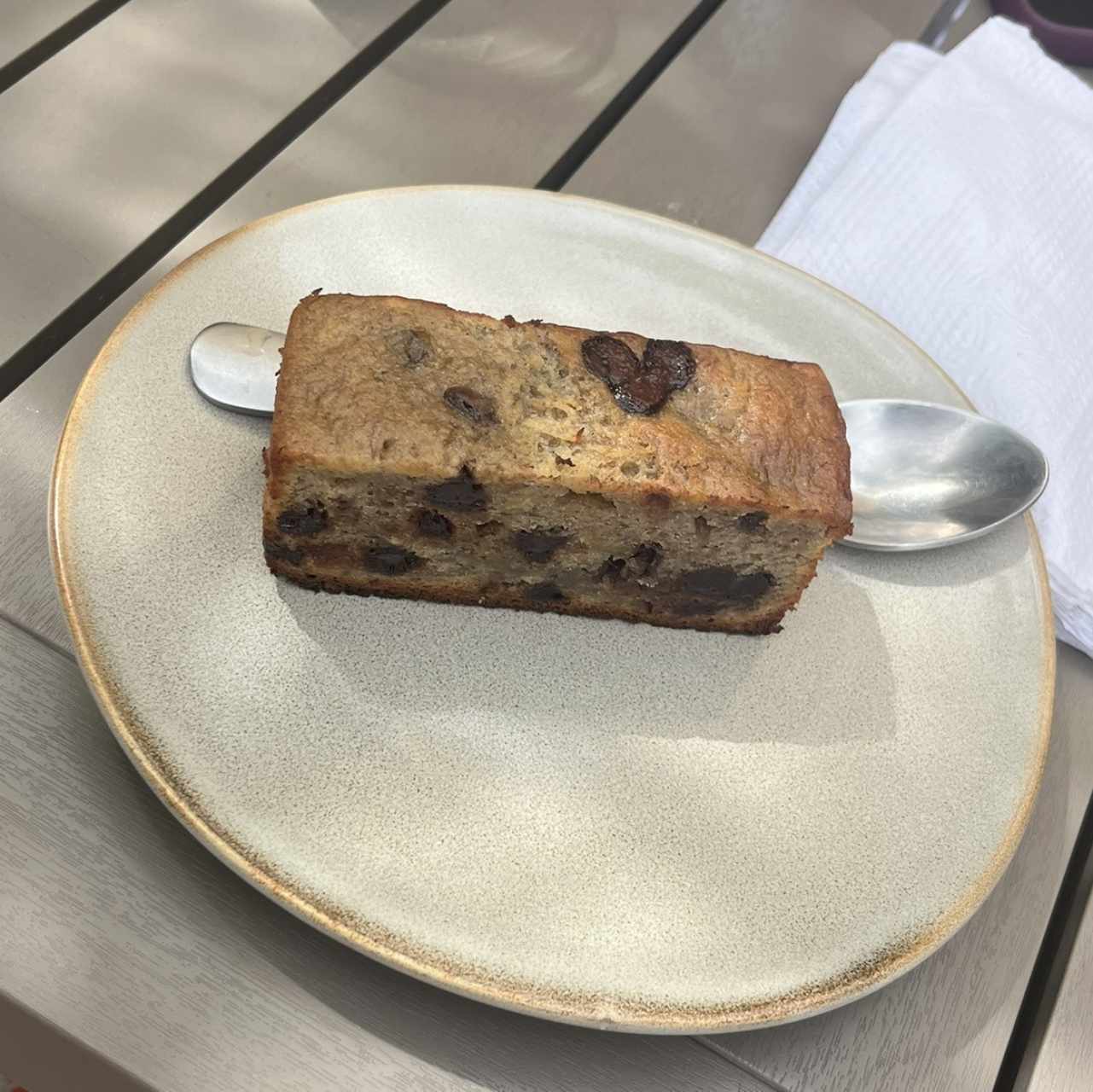 Banana Bread con Chocolate Chips 