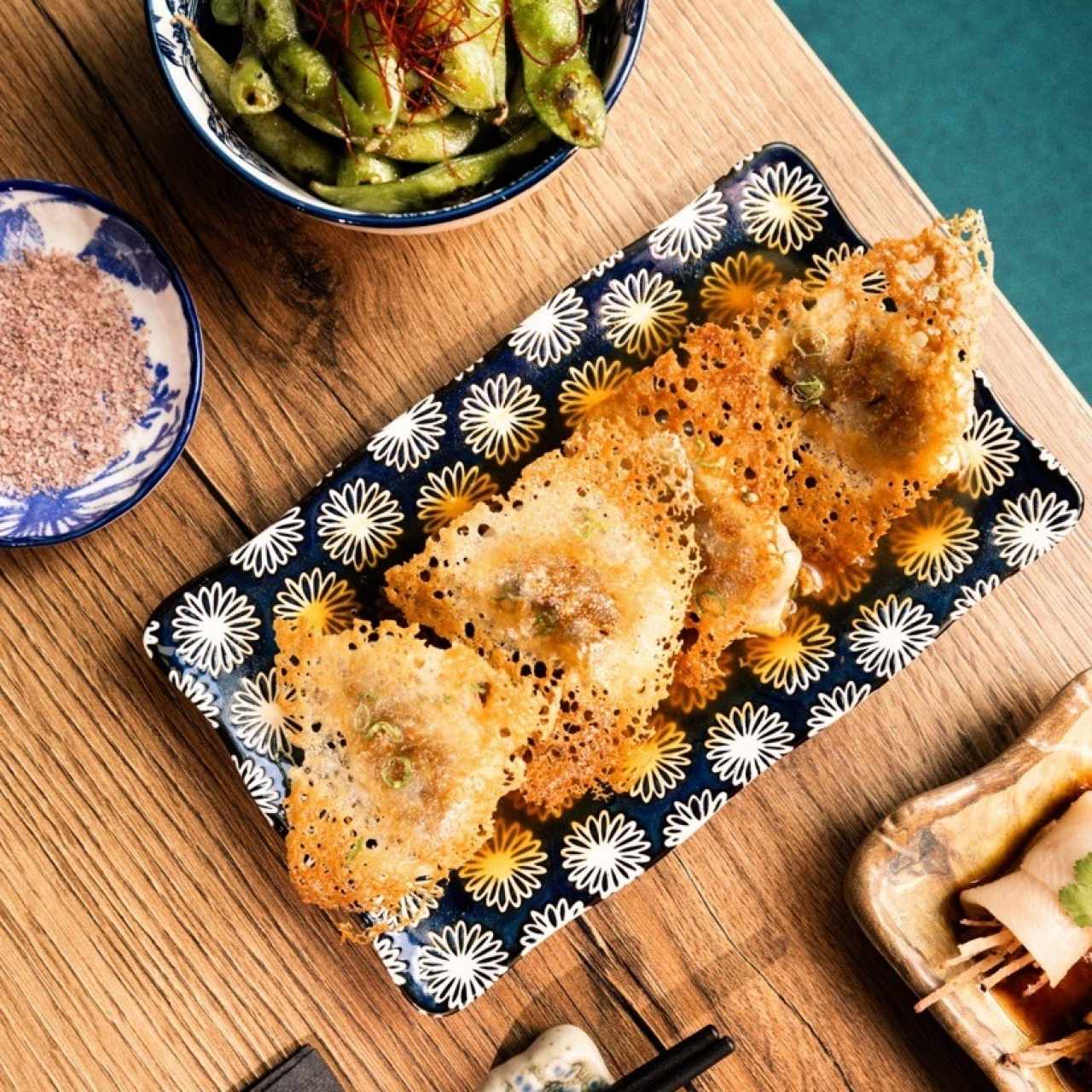 Gyozas de Shortrib