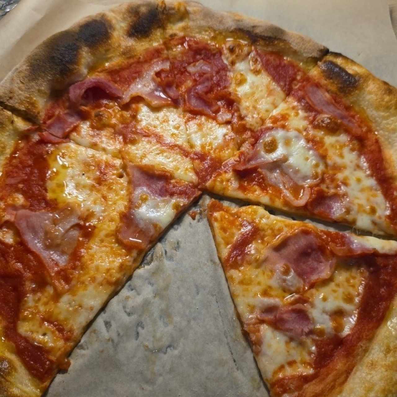 pizza  prosciutto 