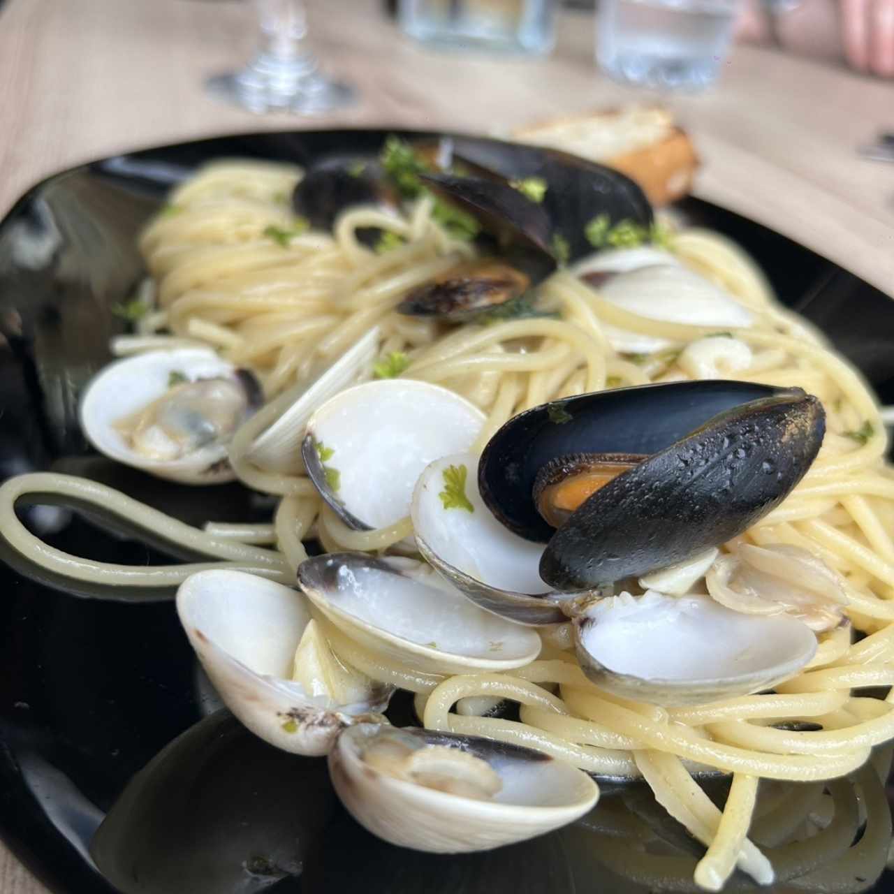 Spaguetti Vongole, especial del día