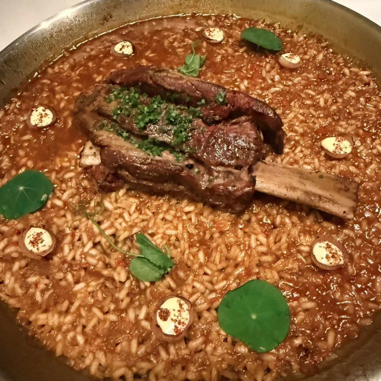 Meloso con shortribs