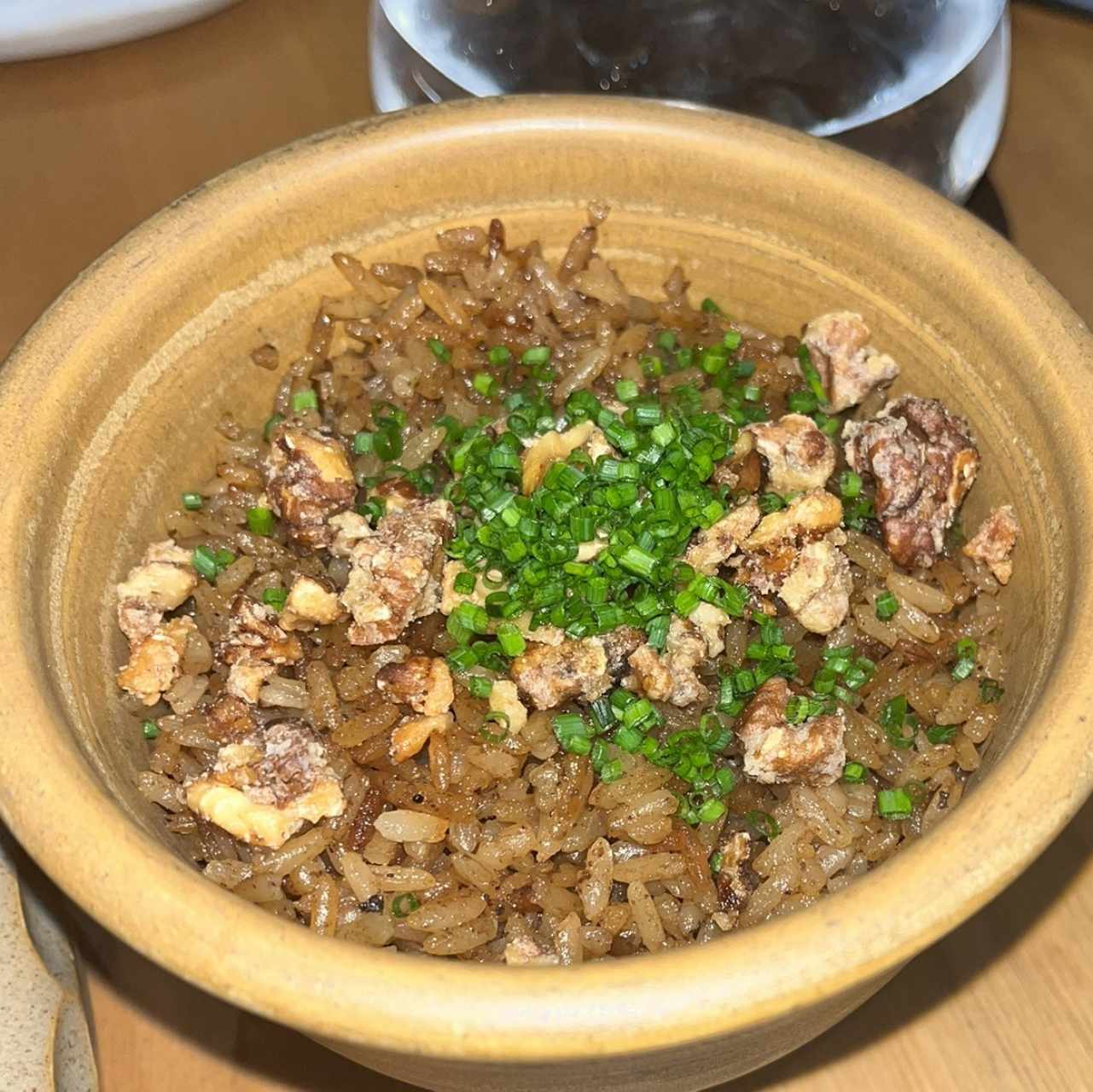 Arroz frito con coco