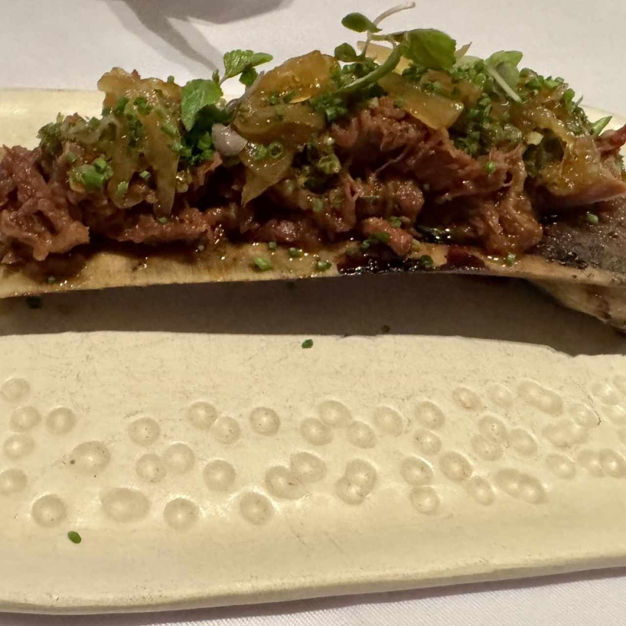 Tuétano asado