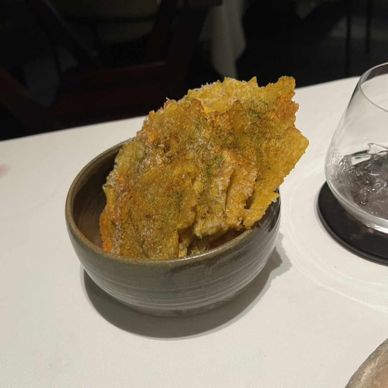 Patacones trufados
