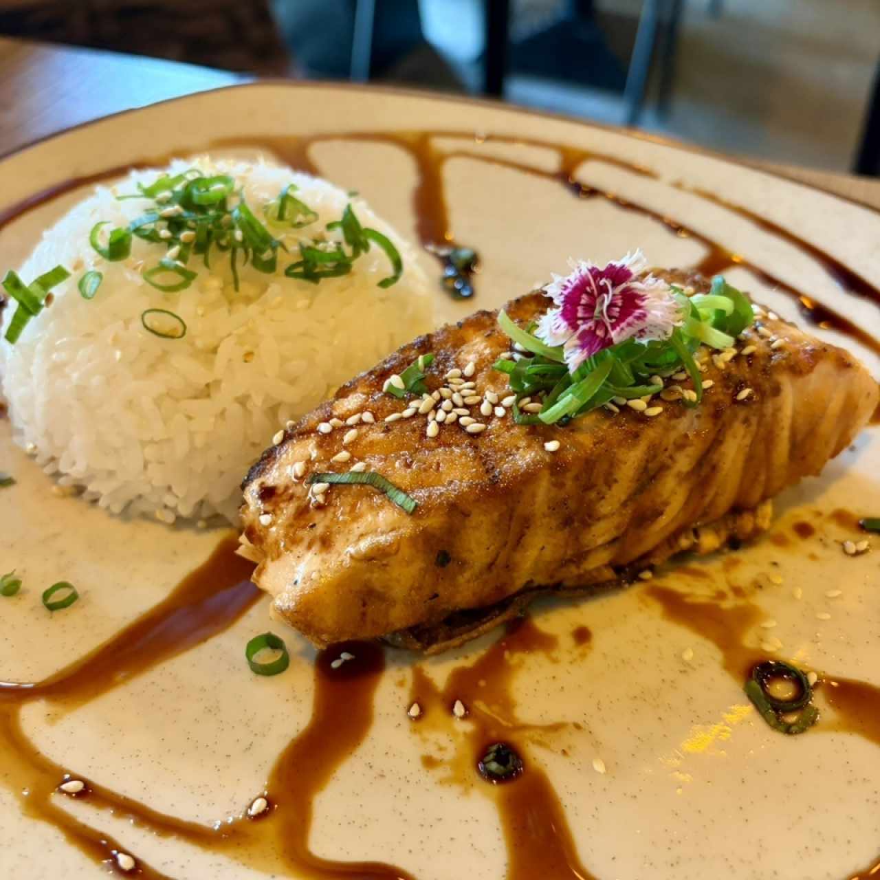 Salmón Teriyaki