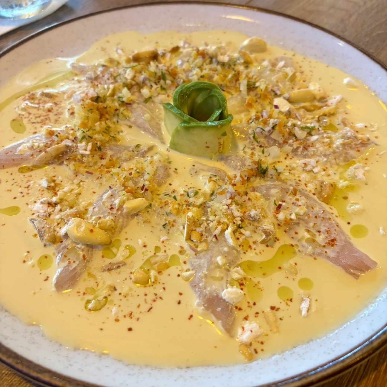 Tiradito de pescado