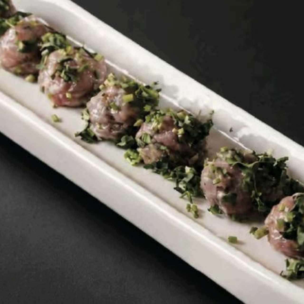 Carne Bolita Con Cilantro