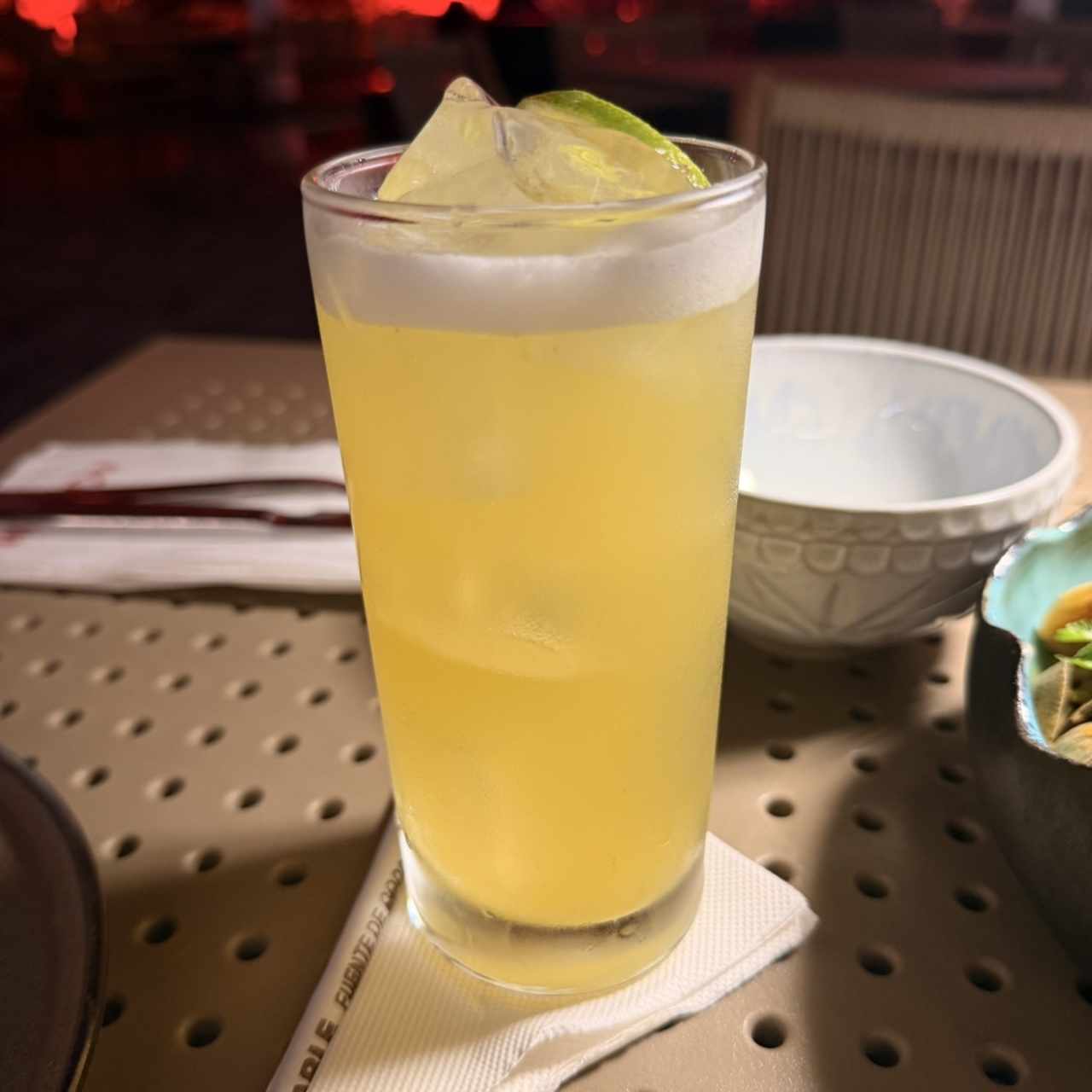Piña con Hierbabuena