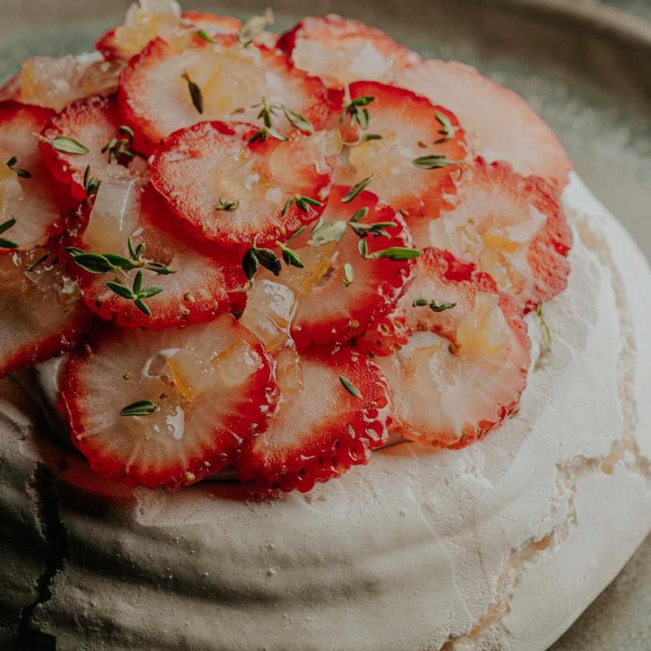 Pavlova de Fresas