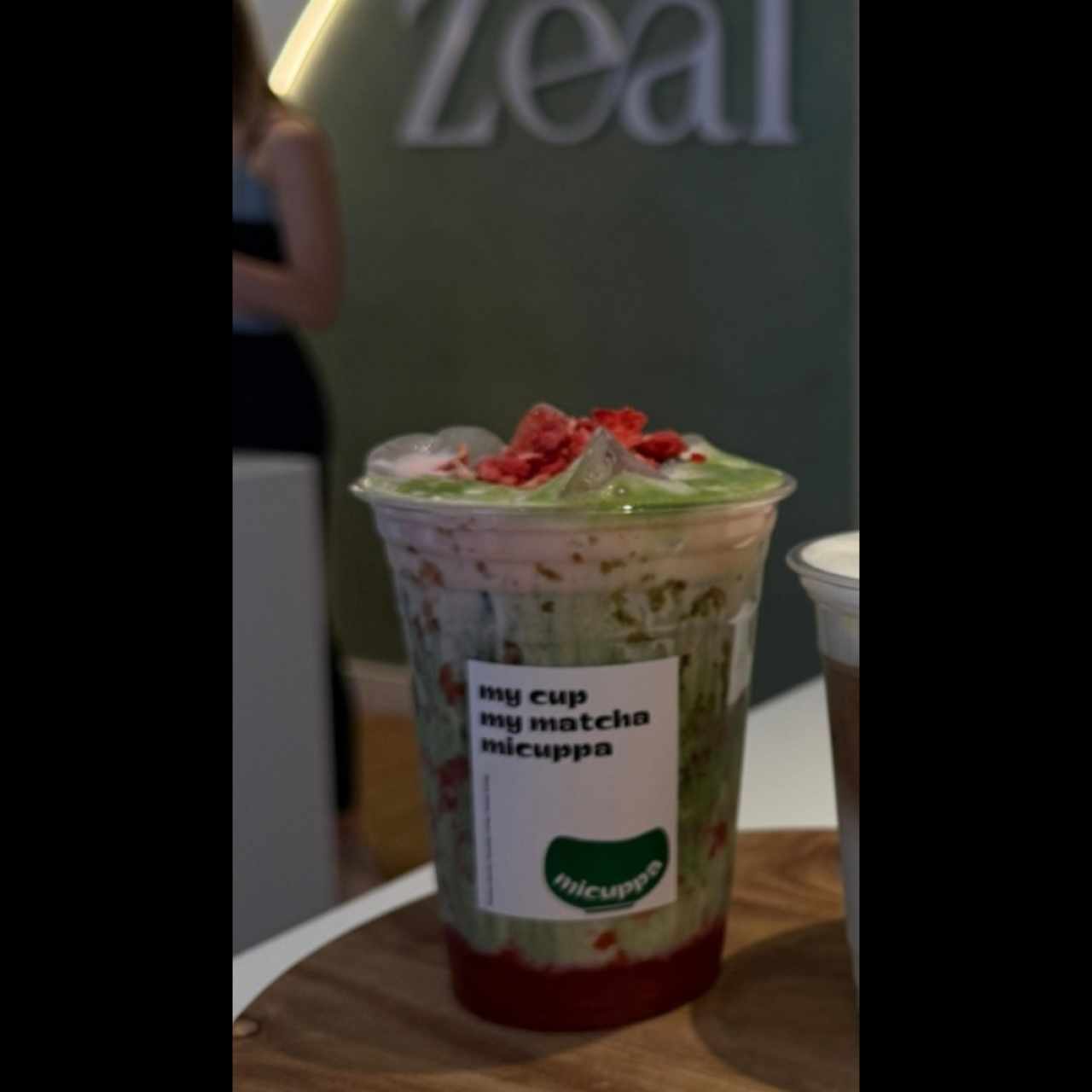 Sakura Strawberry Matcha