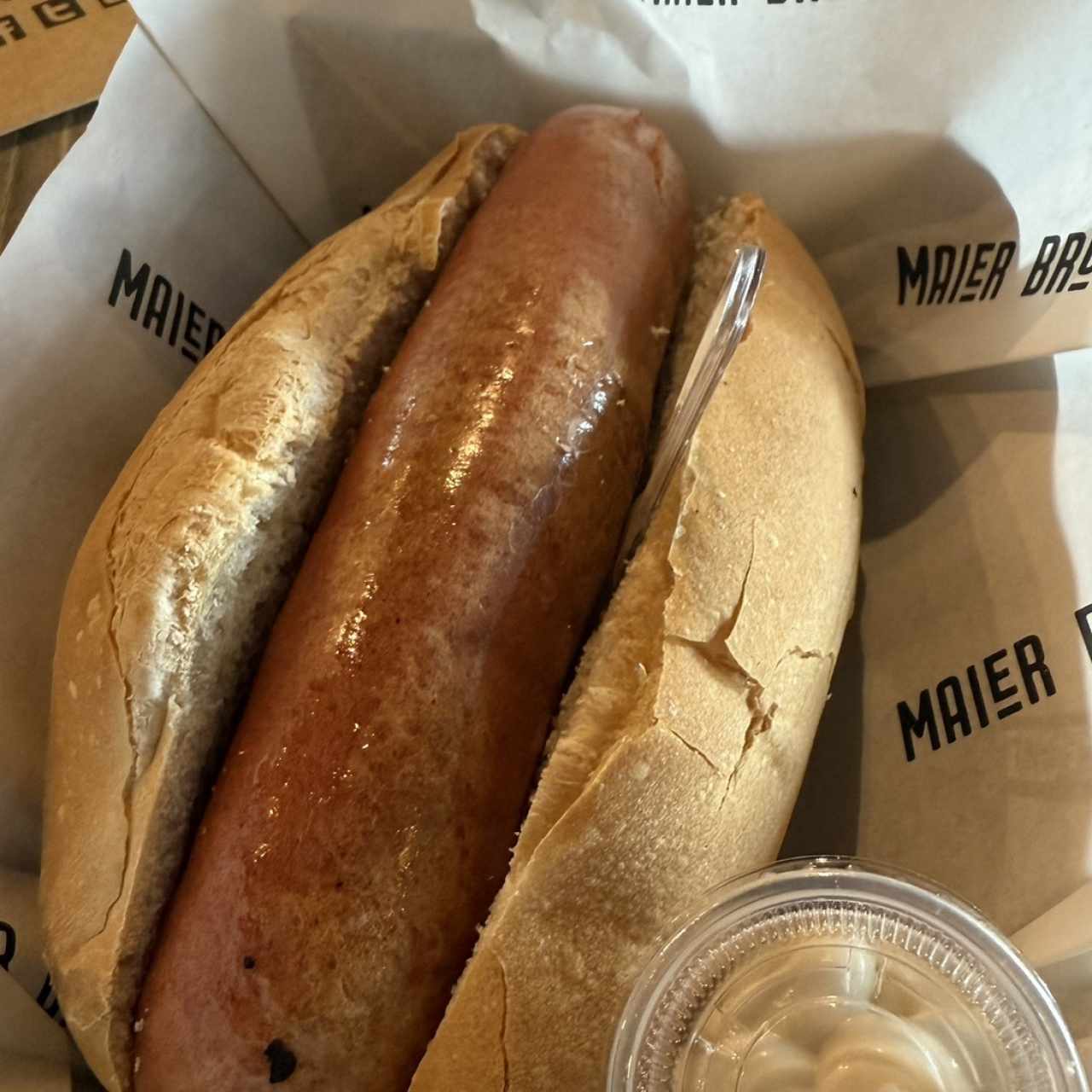 Choripan con Bockwurst