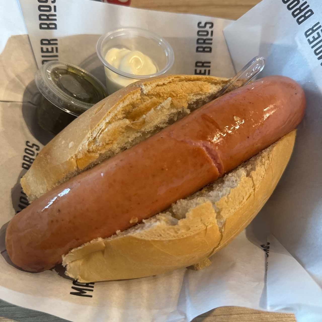 Choripan de Bockwurst