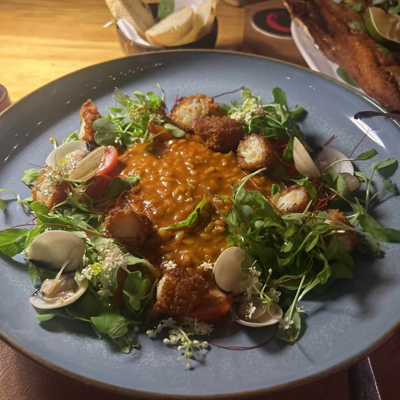 Risotto camarones
