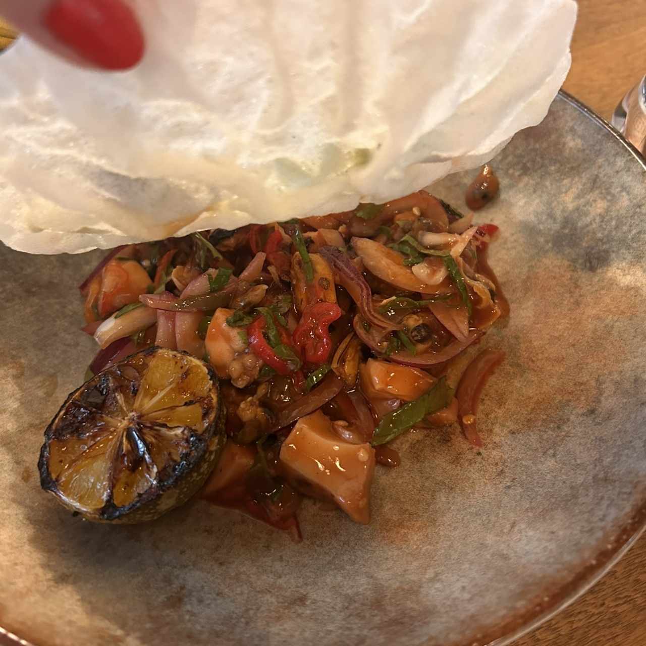 Coctel de mariscos 