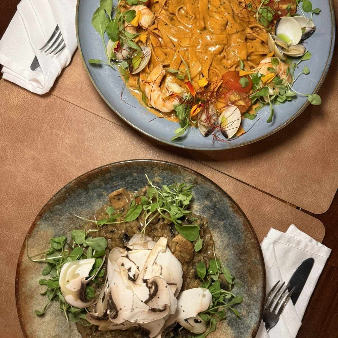Rissotto de hongos trufados 