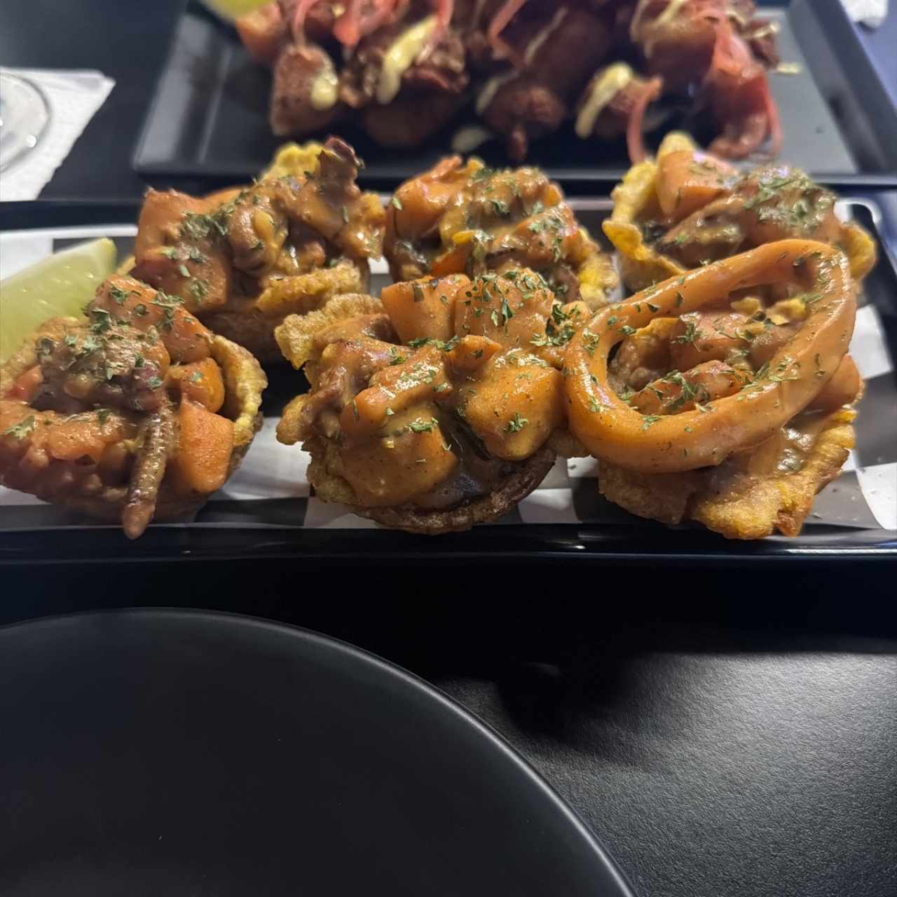 Patacones rellenos