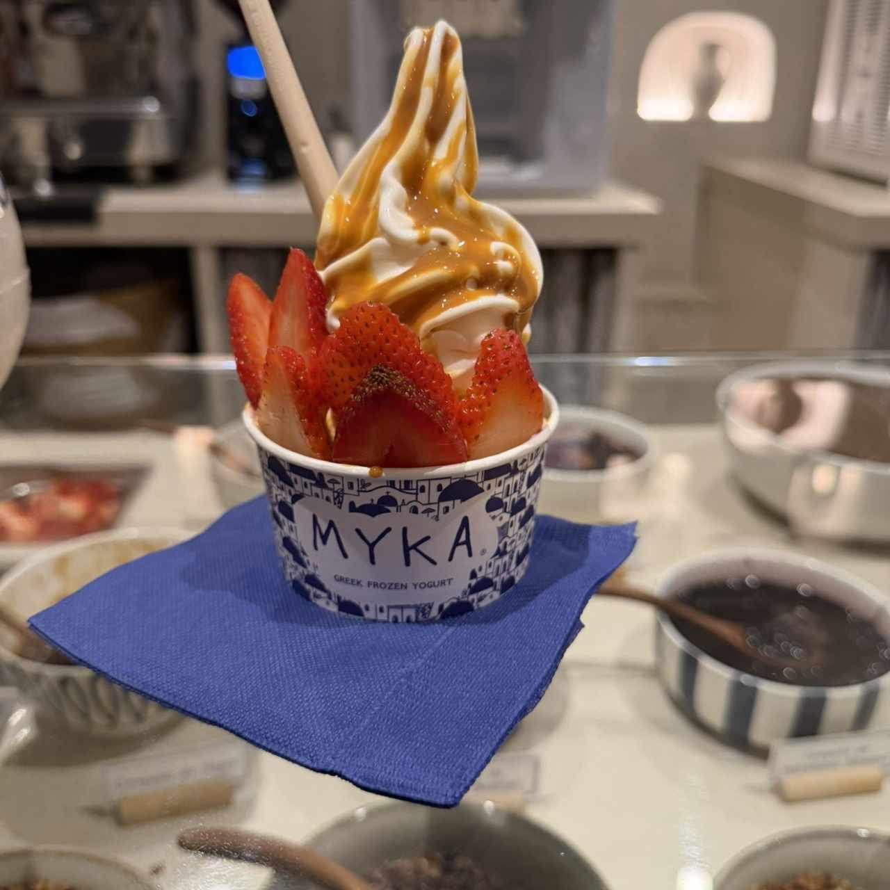 Helado de yogurt 