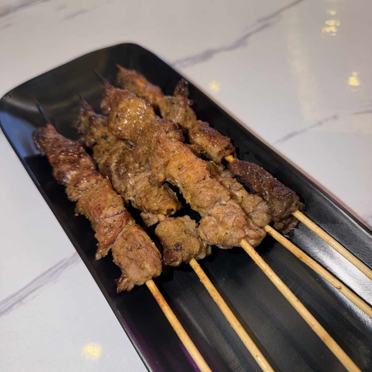 Brochetas de carne especial