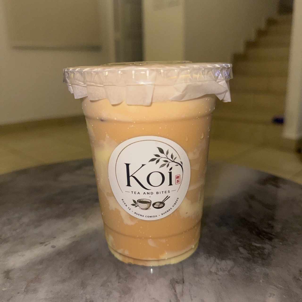 Thai milk tea 