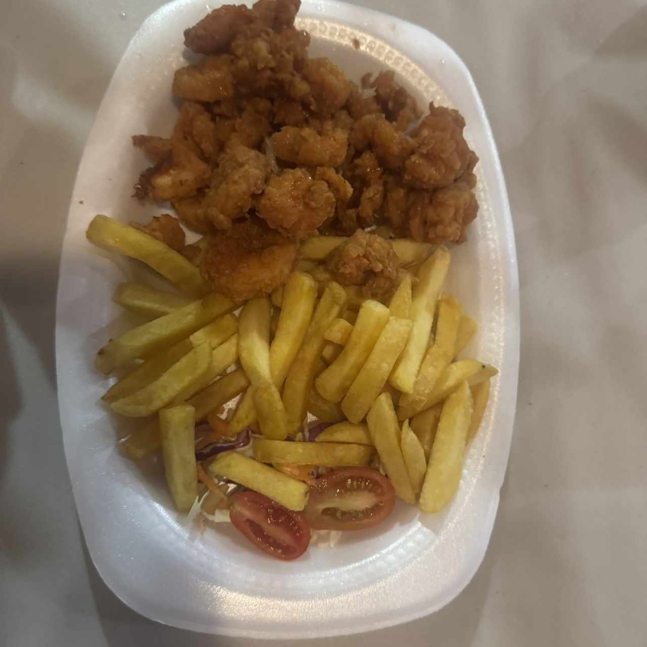 Camarones apanados