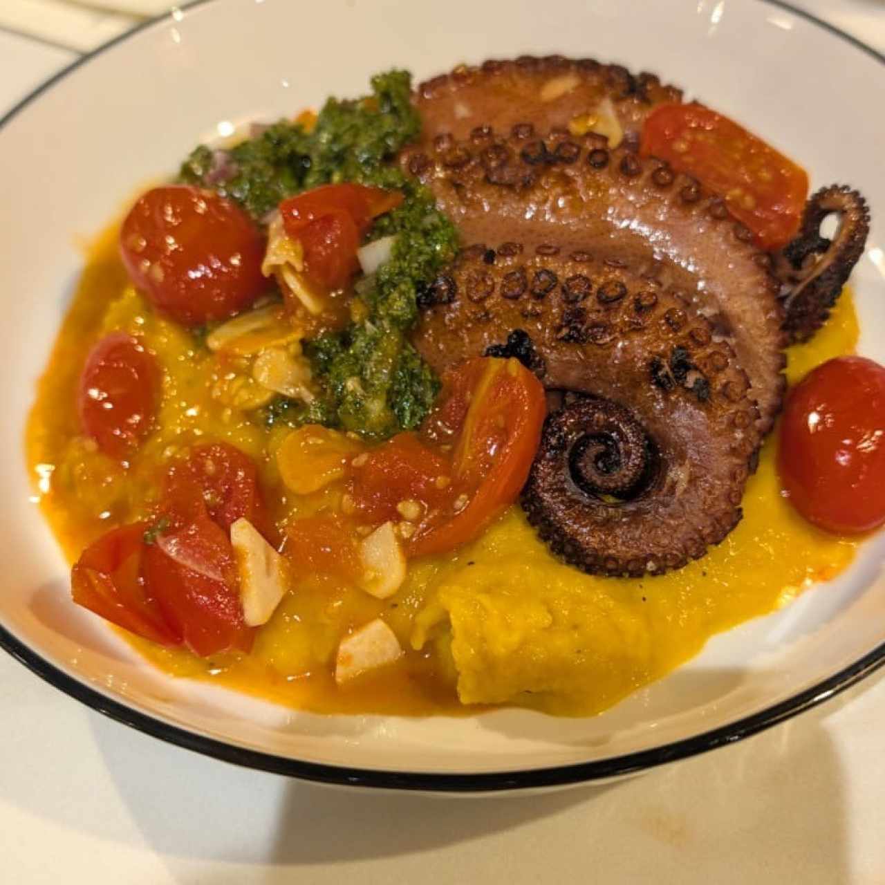 Pulpo al carbon