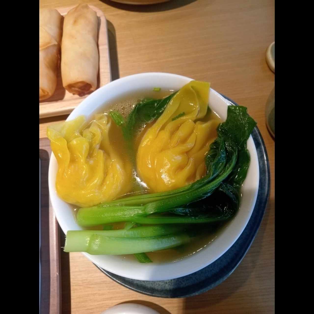 Sopa de Wantón de camarones