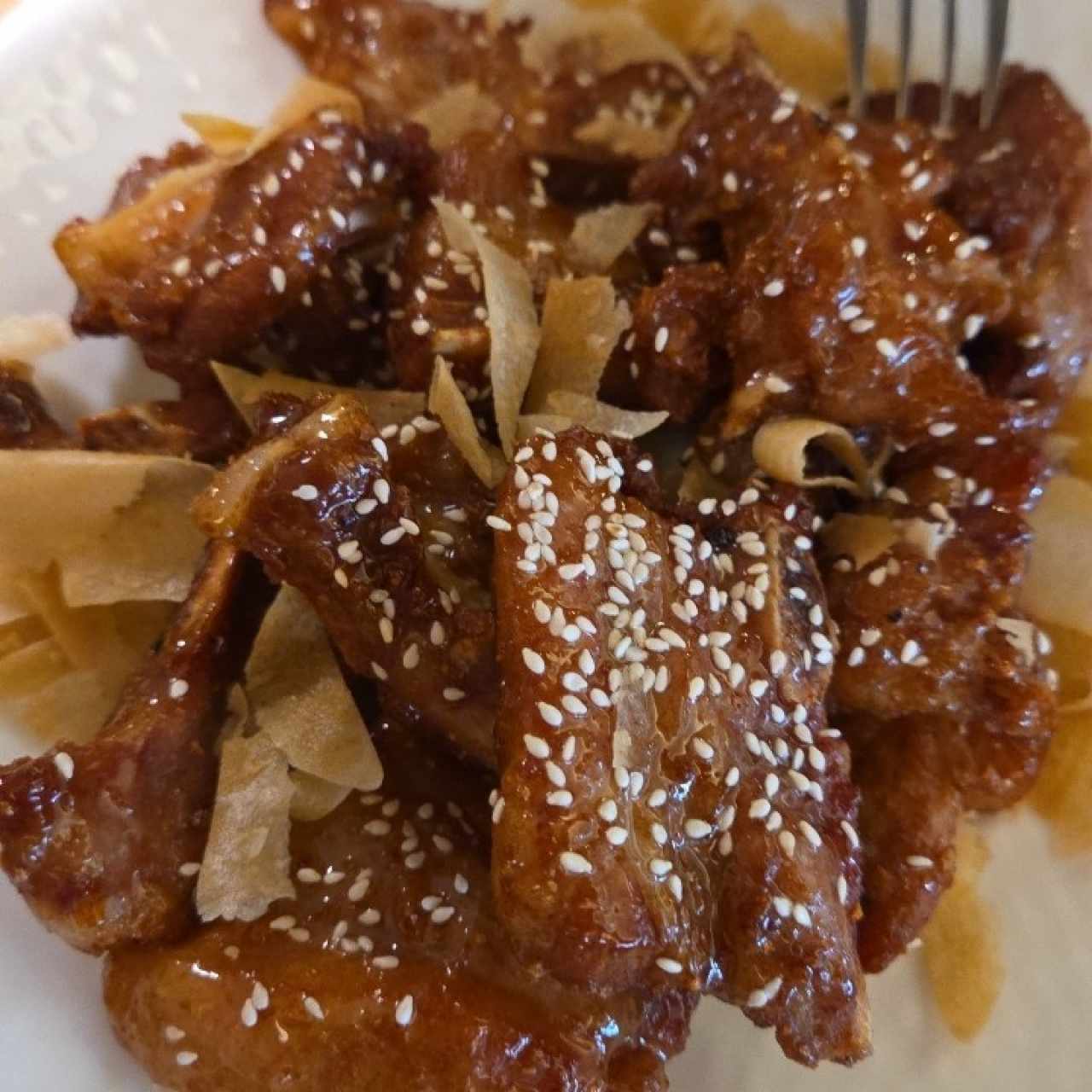 Costillas ajo y miel