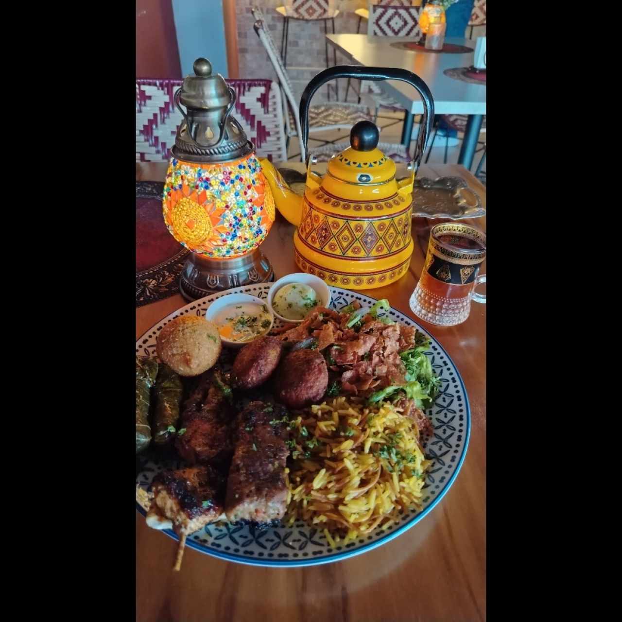 Sampler platter