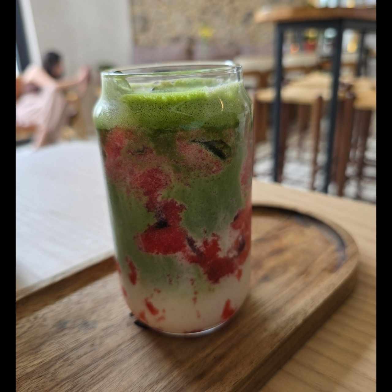 Strawberry matcha