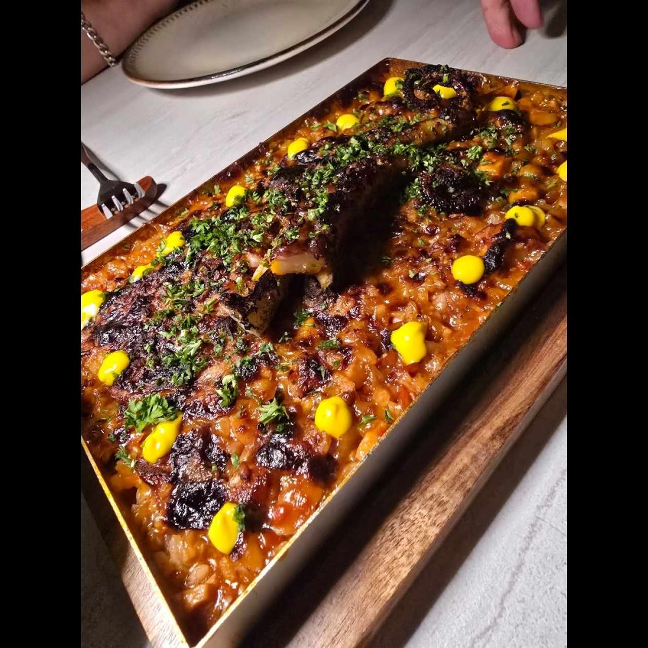 arroz con pulpo