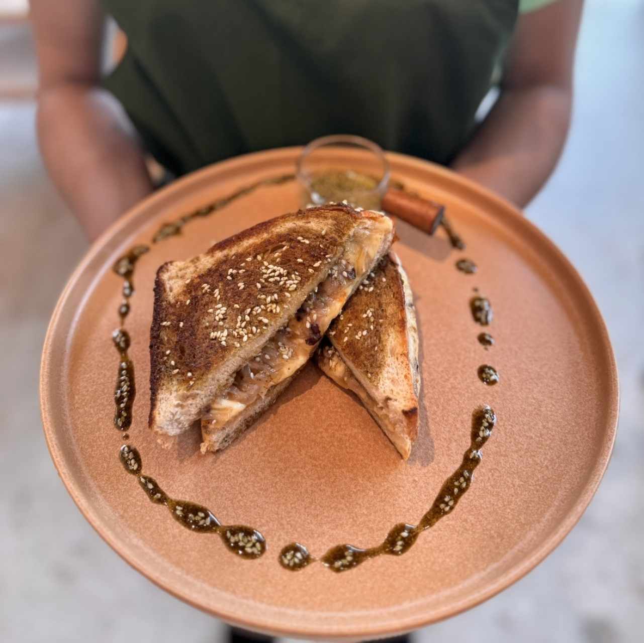 Zaatar grilled cheese