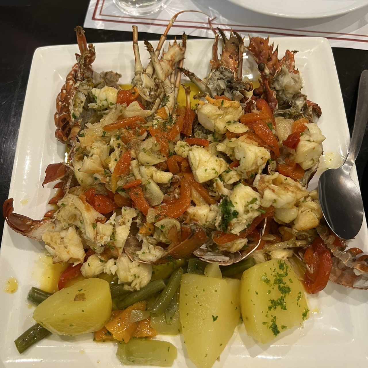 Platos Recomendados - Langosta al Ajillo
