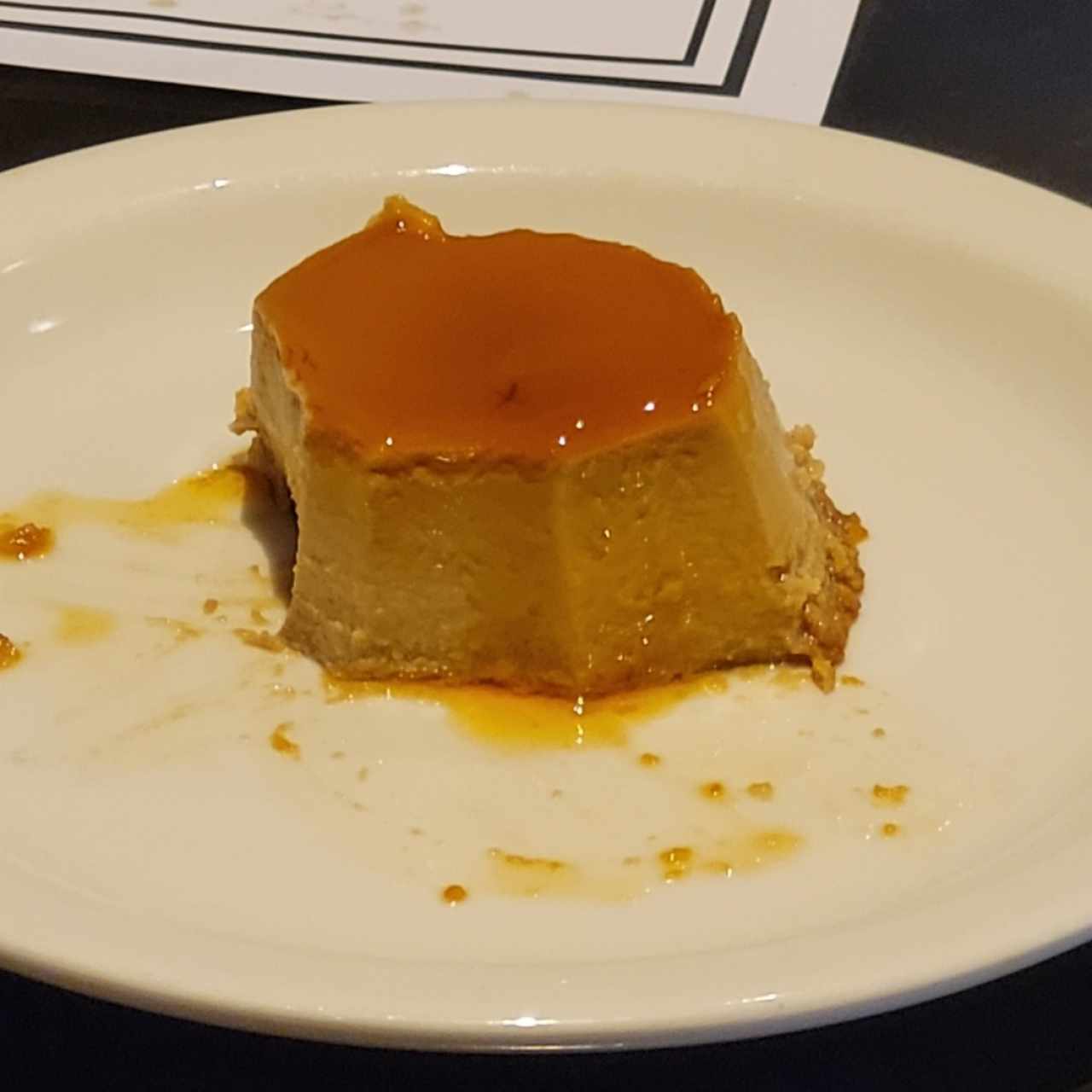 flan de café 