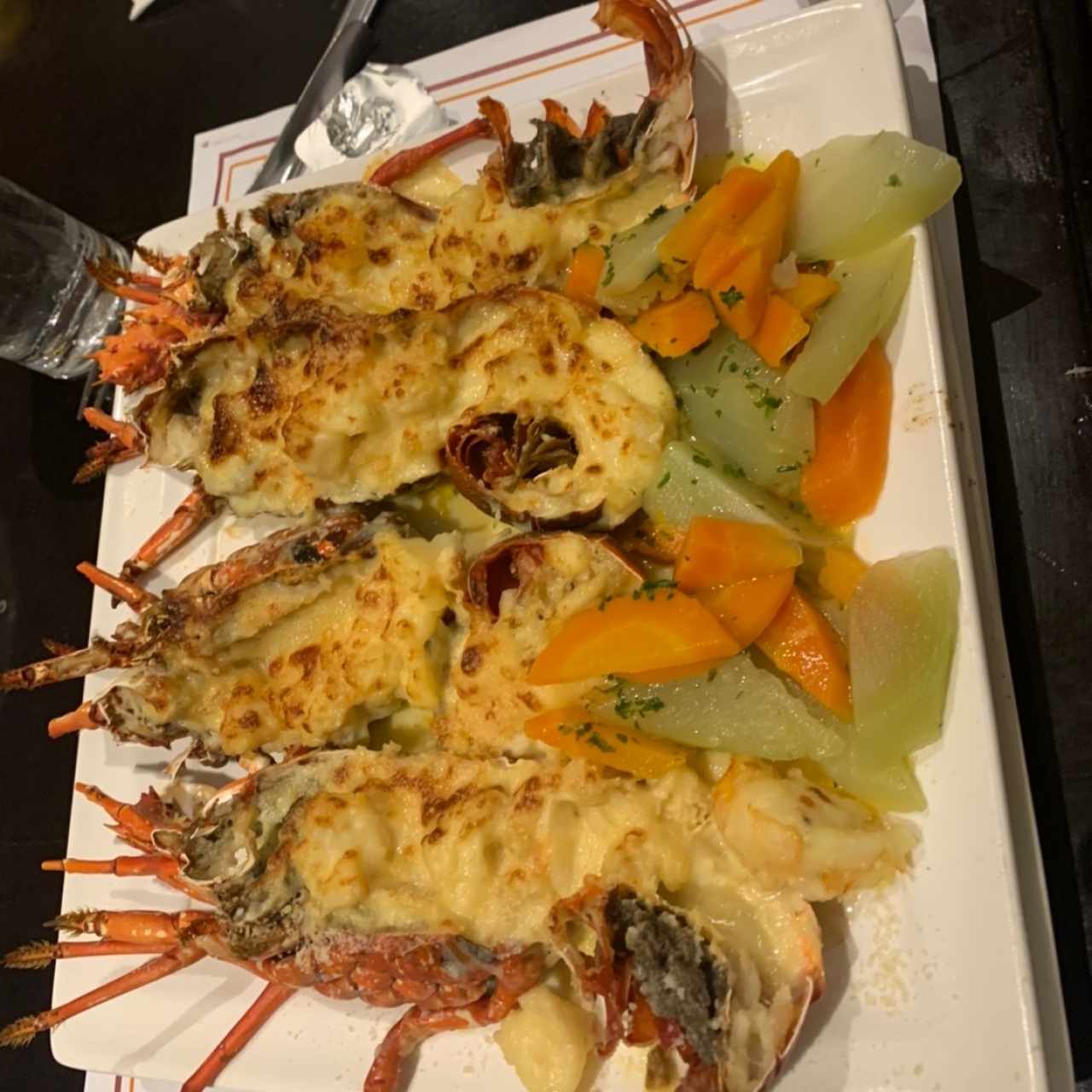 Platos Recomendados - Langostas Gratinadas