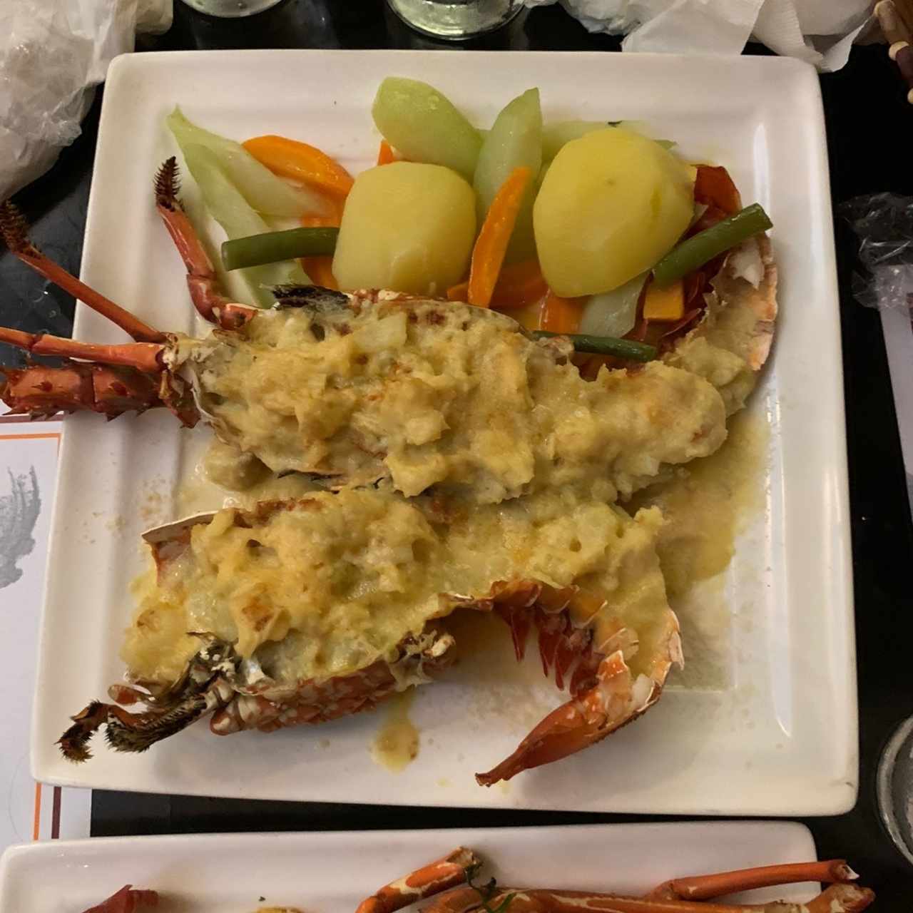 Platos Recomendados - Langosta gratinada