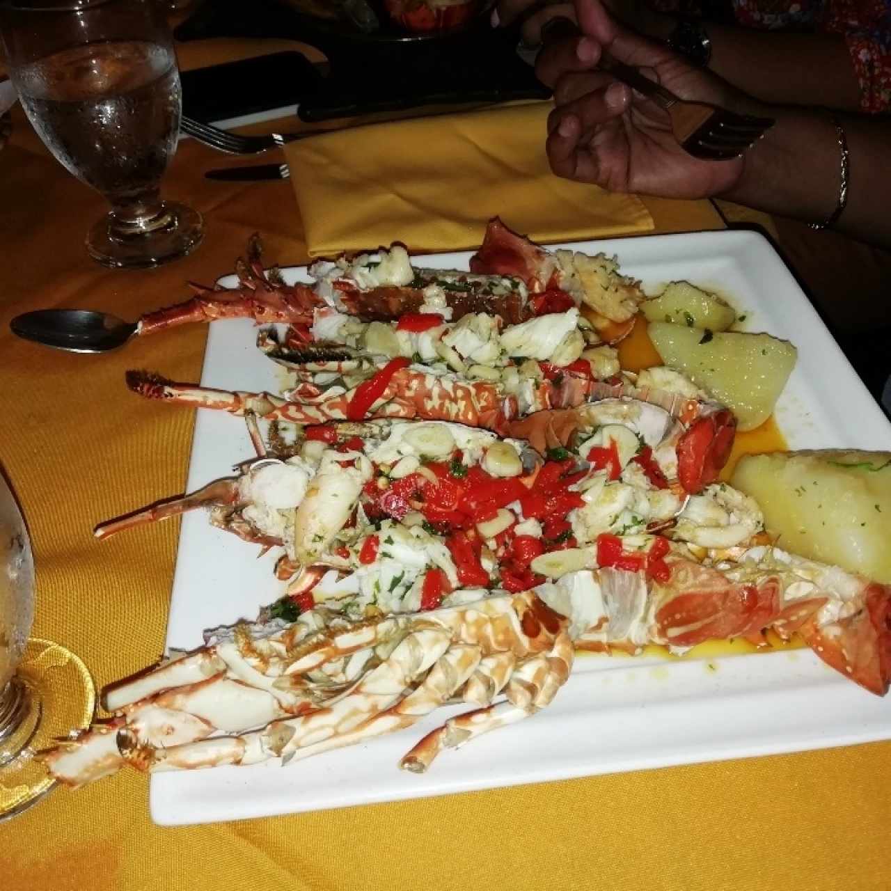 langosta al ajillo