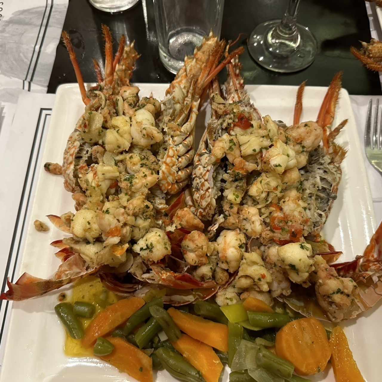 Langosta al ajillo