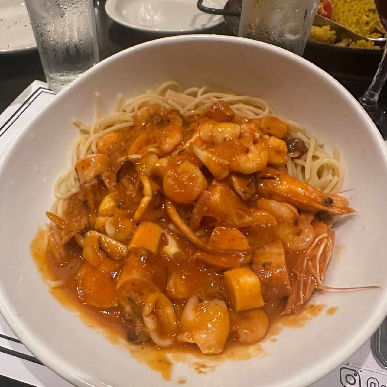 Mariscos - Pasta con Mariscos