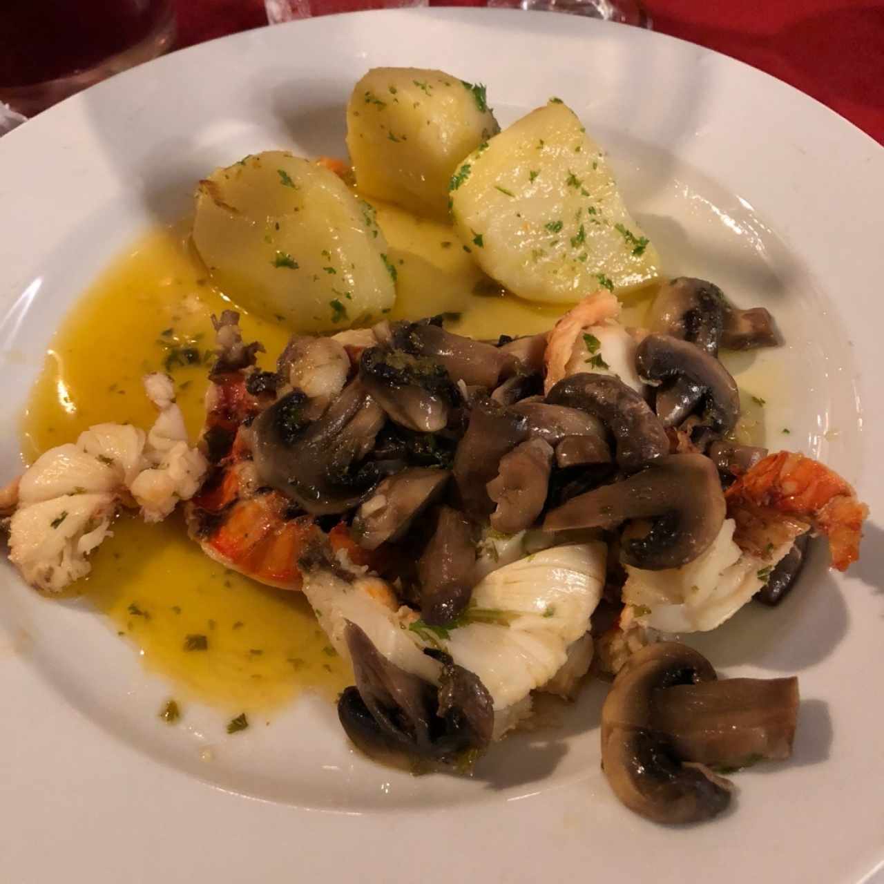 Langosta a la mantequilla