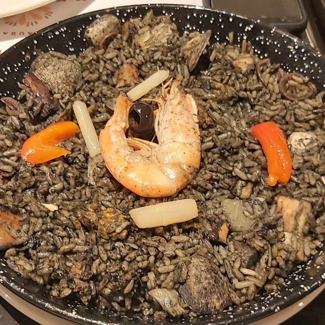 Paella Negra (Mínimo 2 personas)