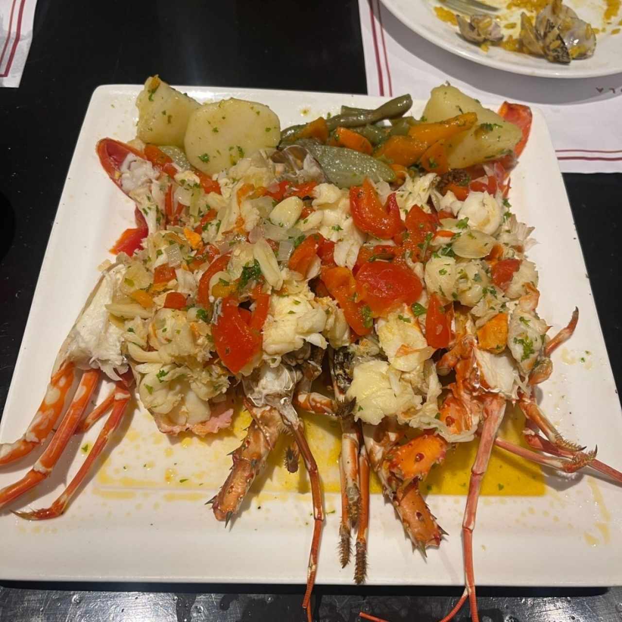 Platos Recomendados - Langostas Gratinadas