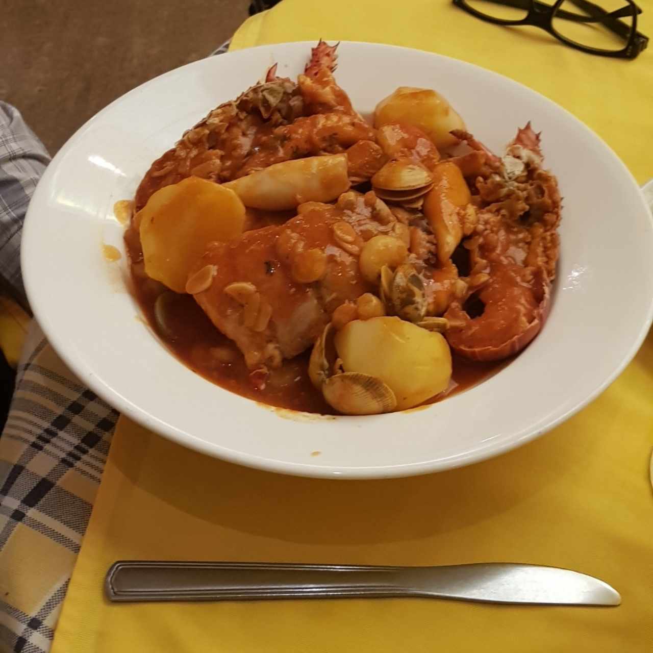 Zarzuela de mariscos.