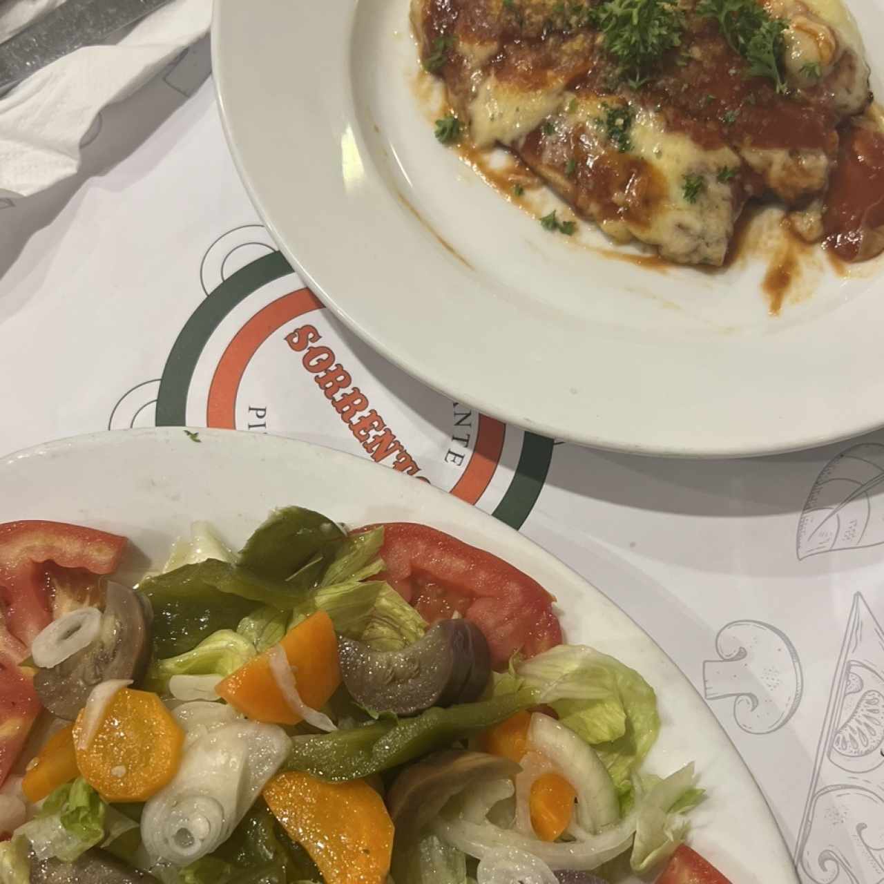 PECHUGA DE POLLO A LA PARMESANA