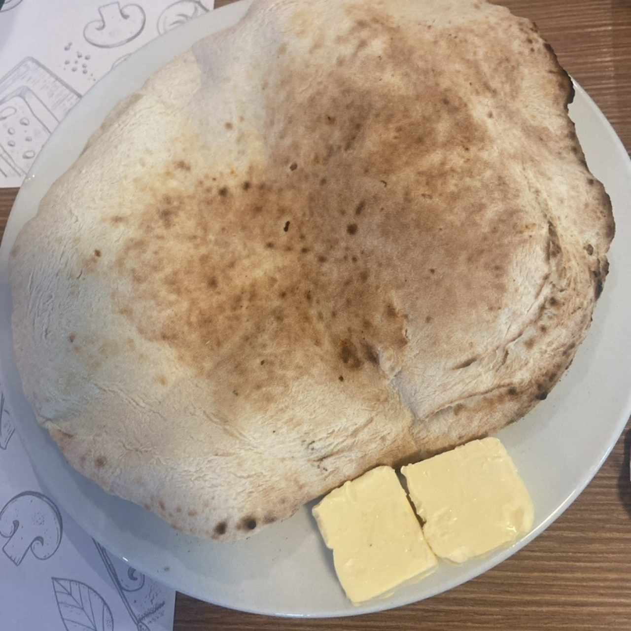 PAN PIZZA- PITA BREAD.