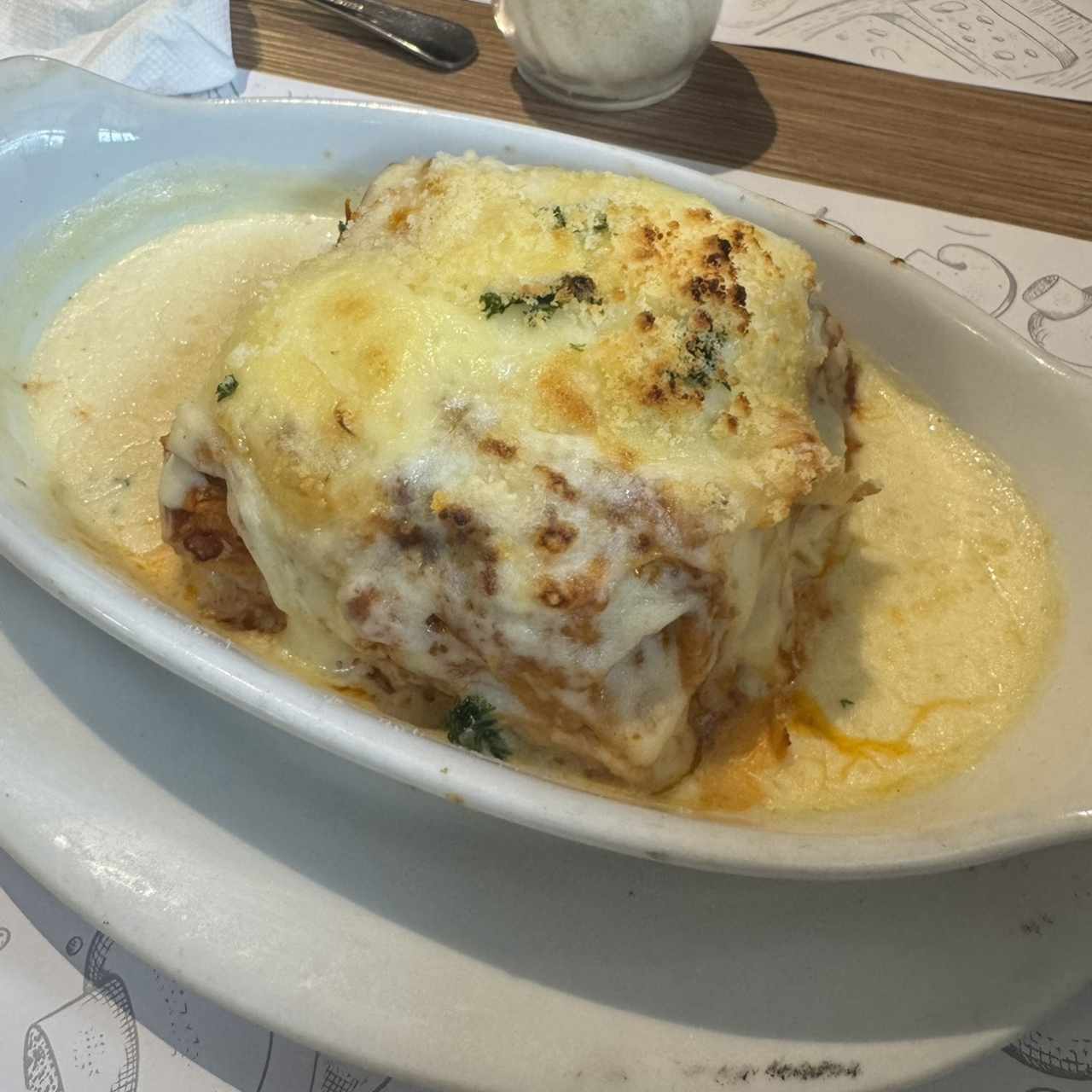 Lasagna de pollo 