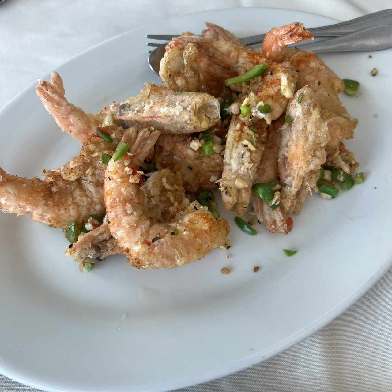 Langostinos a la Sal y Pimienta