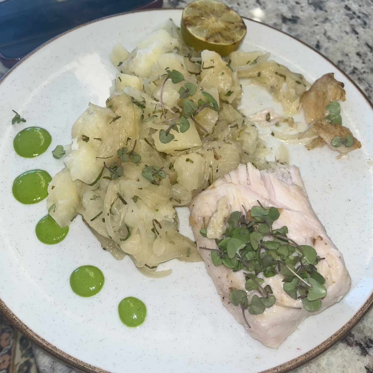 Filete de salmón a la plancha