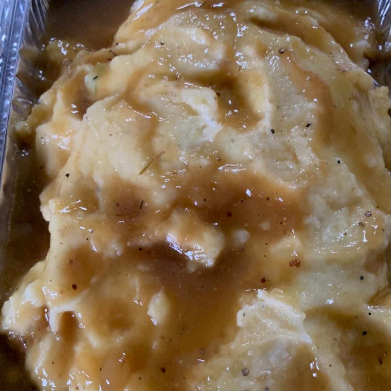 Puré de Papas Tradicional con Gravy 